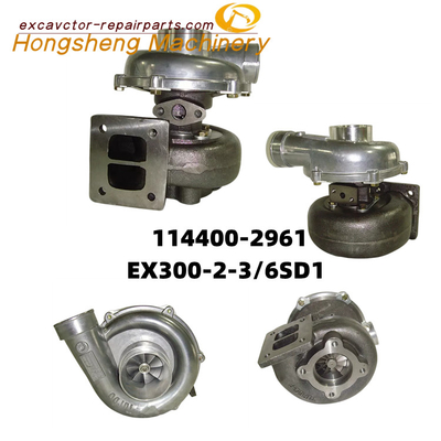 114400-2961 حفارة الشاحن التربيني EX300-2 EX300-3 6BG1 محرك توربو