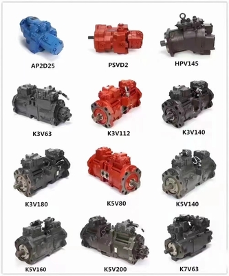 مضخة هيدروليكية Kobelco SK200-6 SK200-6E Kawasaki K3V112DT K3V112DTP K3V112